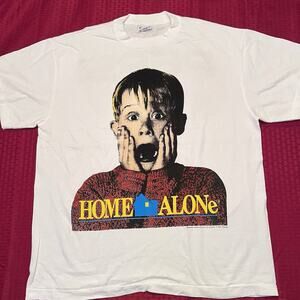 Home Alone Kevin Pepsi White movie promo modern retro vintage 90s style shirt